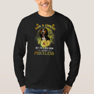 T-shirt Womens Basset Hound Je Ne Suis Peut-Être Pas Riche