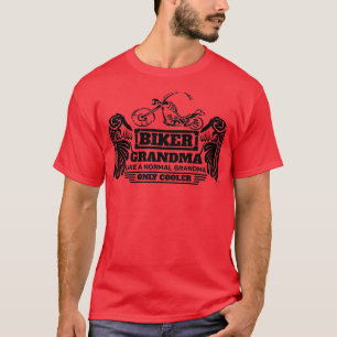 T-shirt Womens Biker Grandma conception Idée pour une moto