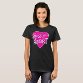 T-shirt Womens Bless Your Little Heart Southern Saying Fun (Devant entier)