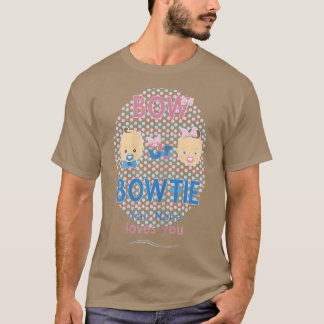 T-shirt Womens Bow Or Bow Tie Your Nana Loves You Gender R