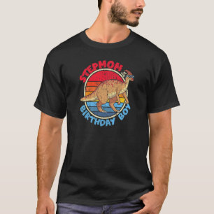 T-shirt Womens Boy Birthday I Stepmaman I Parasaurolophus
