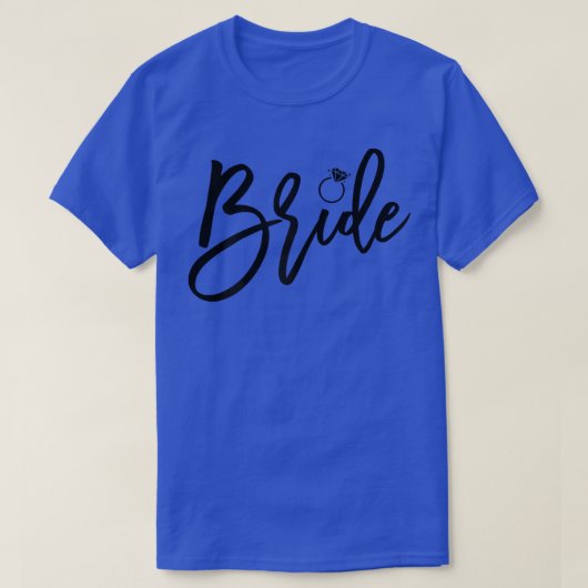 T-shirt Womens Bride With Ring Graphics (Design devant)
