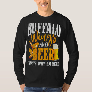 T-shirt Womens Buffalo Wings Fried Chicken Hot Wing Sauce