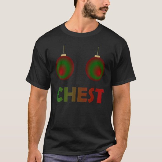 T-shirt Womens Chest Nuts Chestnuts Christmas Matching Cou (Devant)