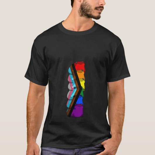 T-shirt Womens Cute Frog   LGBT Month Support LGBTQ Modern (Devant)
