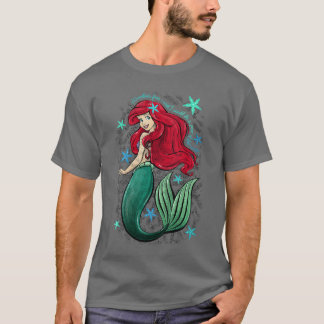 T-shirt Womens Disneyhe Little Mermaid Ariels Song Music N