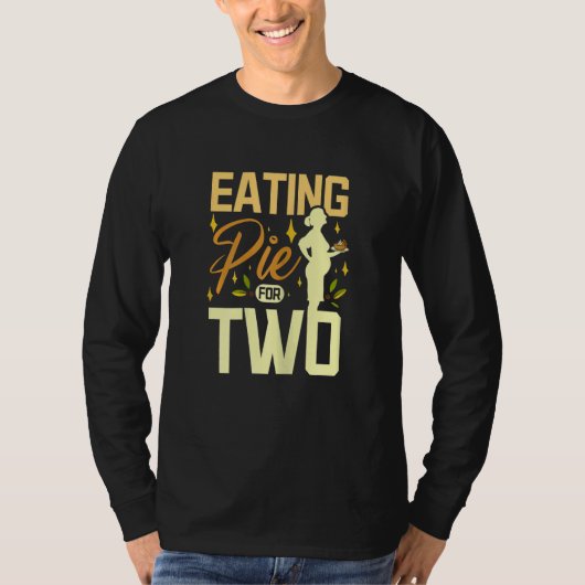 T-shirt Womens Eating pie for two (Devant)