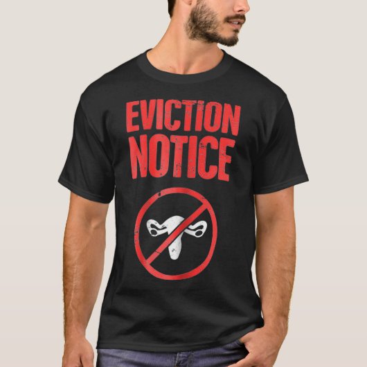 T-shirt Womens Eviction Recovery Present for a Hysterecto (Devant)
