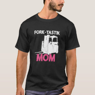 T-shirt Womens Fork Tastik Maman Certifié Warehouse Forkli