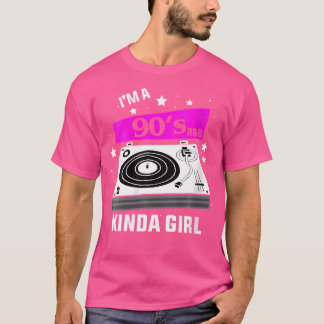 T-shirt Womens Funny 90S Music Citation Je Suis Un Kinda G