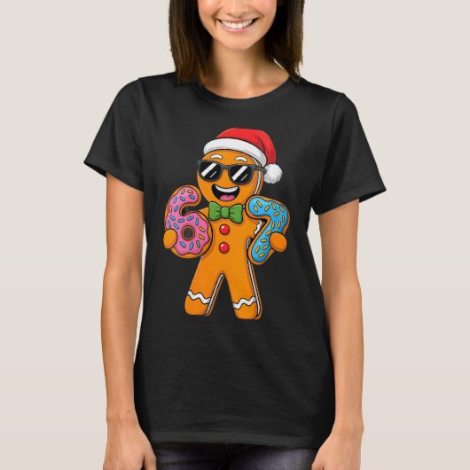 T-shirt Womens Funny Gingerbread Six Seven 67 Ice Cream Ch (Devant)