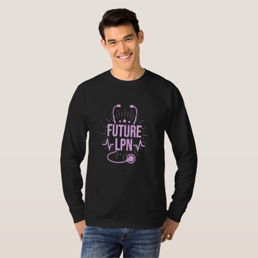 T-shirt Womens Future LPN Licensed Practical Nurse (Devant entier)