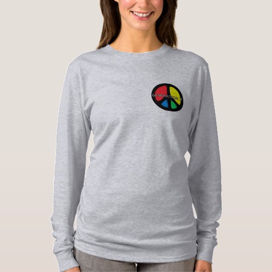 T-shirt Women's Generation X PEACE (Devant)