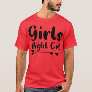 T-shirt Womens Girls Night Out Arrow Engagement Matching J