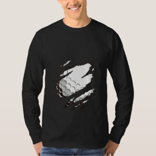 T-shirt Womens Golf à thème Golf Ball Vintage Funny Golfer