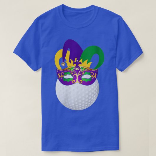 T-shirt Womens Golf Portant Mardi Gras Carnival Mask Golf (Design devant)