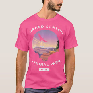 T-shirt Womens Grand Canyon Arizona Us National Park Trave