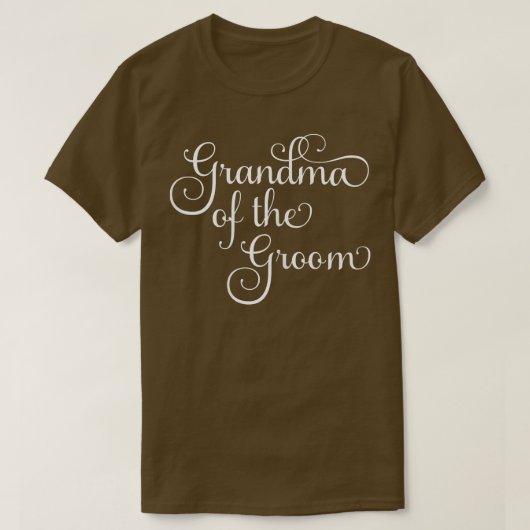 T-shirt Womens Grandma Of The Groom Wedding and Bachelor P (Design devant)