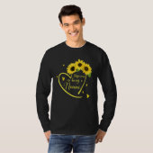 T-shirt Womens Happiness Is Being A Nonni Sunflower (Devant entier)