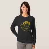 T-shirt Womens Happiness Is Being A Nonni Sunflower (Devant entier)