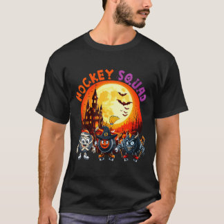 T-shirt Womens hockey squad halloween horror equipment as