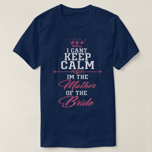 T-shirt Womens I cant keep calm (Design devant)