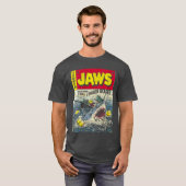 T-shirt Womens Jaws Pulp Attack Comic Cover VNeck retro (Devant entier)