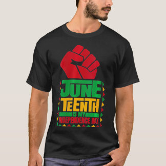 T-shirt Womens Juneteenth is my Independence day novelty J