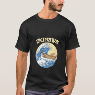 T-shirt Womens Kanagawa Wave Okinawa Japon