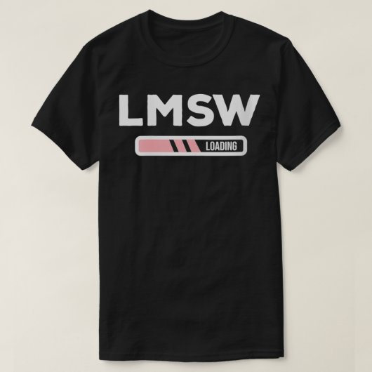 T-shirt Womens LMSW Chargement Master Social Worker (Design devant)