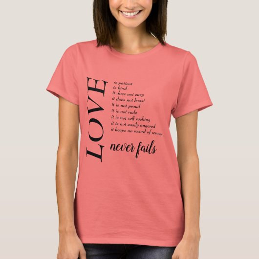 T-shirt Women's LOVE ne manque jamais (Devant)