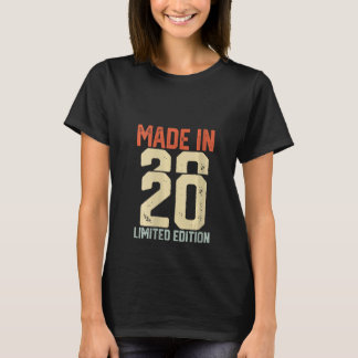 T-shirt Womens Made 2020 Limited Edition Retro Vintage 202