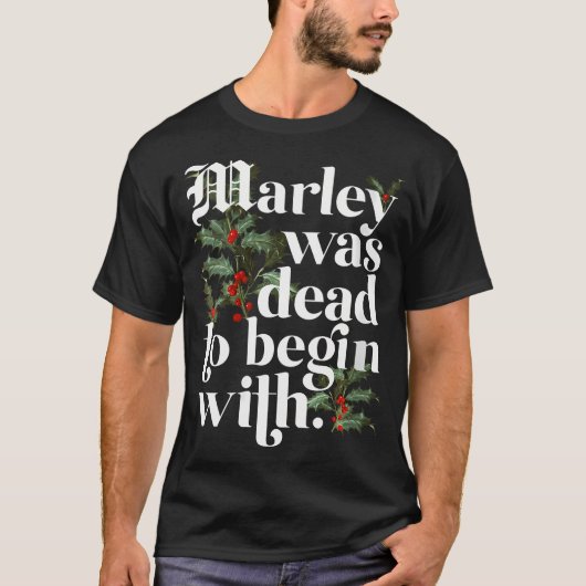 T-shirt Womens Marley A Été Mort Pour Commencer Avec Drôle (Devant)
