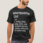 T-shirt Womens MARQUETTE L MI MICHIGAN Funny City Accueil<br><div class="desc">Womens MARQUETTE L MI MICHIGAN Funny City Accueil Racines Cadeau VNeck .. Indien</div>