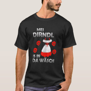 T-shirt Womens Mei Dirndl Se Trouve À Da Wäsch Oktoberfest