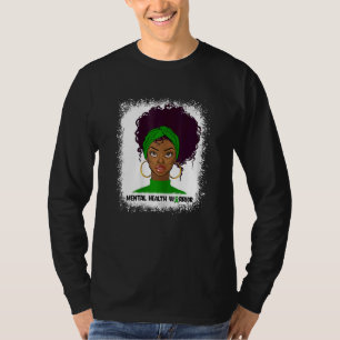 T-shirt Womens Mental Health Warrior Fighor Support Menta