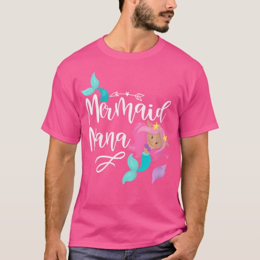 T-shirt Womens Mermaid Nana (Devant)