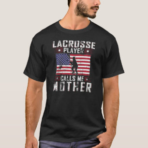 T-shirt Womens My Favori Lacrosse Player Me Appelle Mère