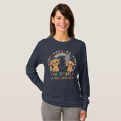 T-shirt Womens Paw-sitively Best Crest Crew Long Sleeve (Devant entier)