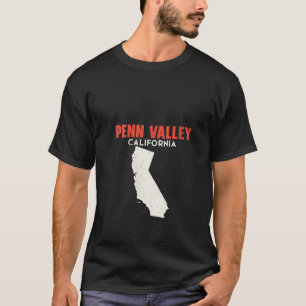 T-shirt Womens Penn Valley California USA State America Tr
