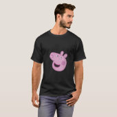 T-shirt Womens Peppa Pig Happy Character Big Face Picture (Devant entier)