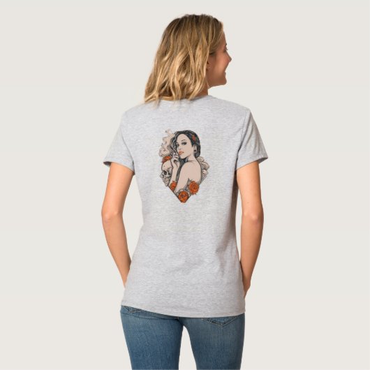 T-shirt Women's printed (Dos entier)