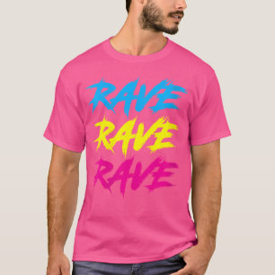 T-shirt Womens Rave Raver Vintage Retro Edm Party