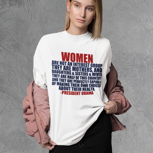 T-shirt Women's Rights Obama Quote Feminist