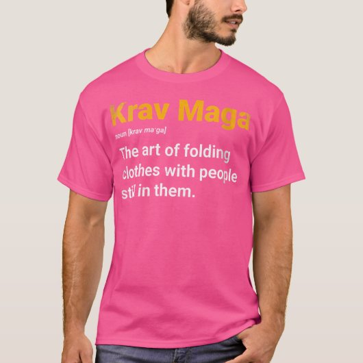 T-shirt Womens Signification De Krav Maga (Devant)