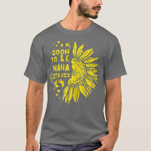 T-shirt Womens Sunflower Soon To Be Nana 2022 Pregnancy Gr