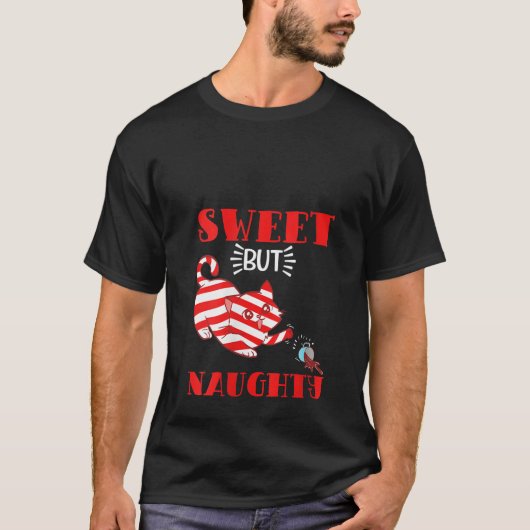 T-shirt Womens Sweet Naughty List Chat Hot Choco Collectio (Devant)