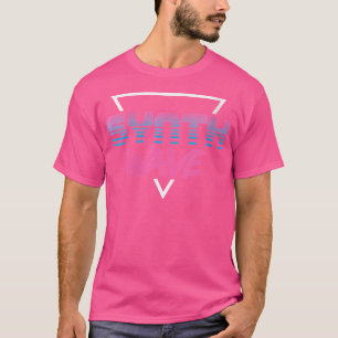 T-shirt Womens Synthwave Retro 80S Rave Disco Edm Music