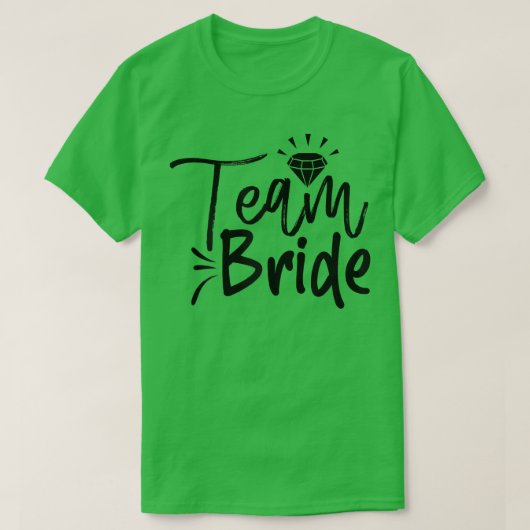 T-shirt Womens Team Bride Cute Matching For Bachelorette P (Design devant)