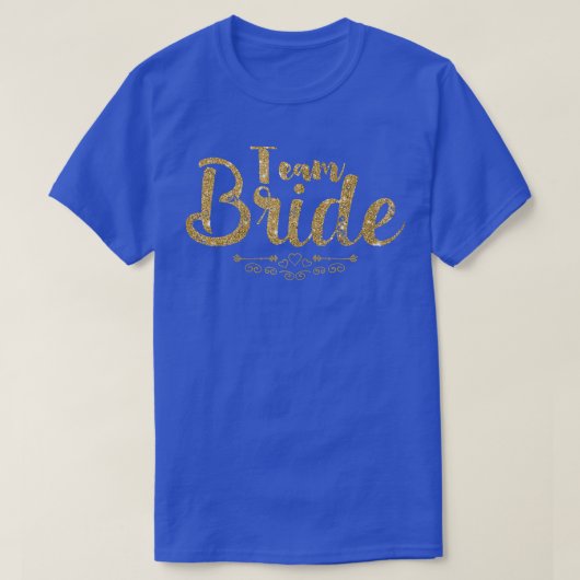 T-shirt Womens Team Bride Wedding  (Design devant)